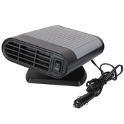 12V 150W Portable Car Heater Heating Fan 2 in 1 Defroster Defogger Demister Windshield Heater Automotive Cooling Fan with 360°Rotating Base