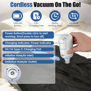 17L Vacuum Storage Bags with Rechargeable Pump - 2 Pack
