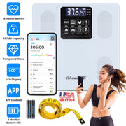 Smart Body Composition Scale with App Sync & 18 Health Metrics