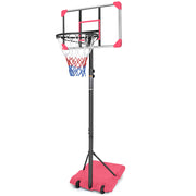 Kids Basketball Hoop Adjustable 5.6-7ft with Wheels