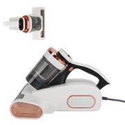 16000PA Double-Cup Bed Vacuum Cleaner 500W Mattress Handheld Vacuum Dust Mites Remover with Heating Function for Bed Sofa Rug