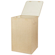 Foldable Laundry Hampers Washing Clothes Laundry Basket w/ Lid Handles Storage Organizer