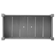 Elevated Raised Garden Bed with Legs 48x24x30in Fir Wood
