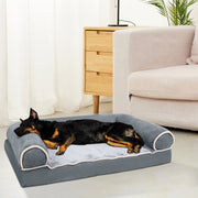 Dog Bed Pet Bed Sofa Dog Couch Pet Cushion Carpet Mattress with Washable and Removable Cover for Medium Large Dogs
