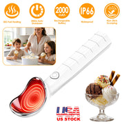 Heated Ice Cream Scoop – Rechargeable Electric with Fast Heating