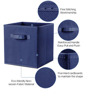 iMounTEK 4 Pack Foldable Storage Cube Bins Cloths Closet Space Organizer Basket Shelves Box for Clothes Toys Books Cabinet