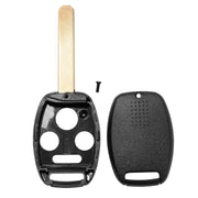 2Pcs Keyless Entry Remote Shell Case Fit For Honda Accord 2008-2012 Car Key Fob Pad Replacement N5F-S0084A N5F-A05TAA w/ Uncut Blade