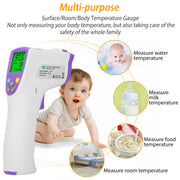 Digital Infrared Thermometer Non-contact Forehead Body Thermometer Surface Room Instant Accurate Reading w/ 99 Memories