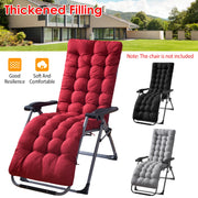 71x22in Chaise Lounger Cushion Recliner Rocking Chair Sofa Mat Deck Chair Cushion