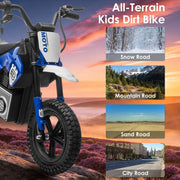 24V Electric Motocross Ride-On Motorcycle for Kids Ages 5-12