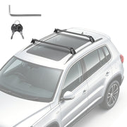 Roof Rack Cross Bars Fit for Volkswagen Tiguan 2018-2026 & Taos 2022-2026 with Factory Raised Side Rails Lockable Alumin