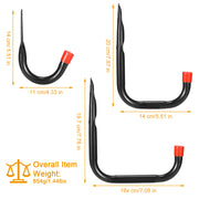 Garage Storage Hooks 22lbs Load Bike Bicycle Hooks 6Packs