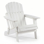 Folding Adirondack Chairs Set of 2 - Hemlock Wood Outdoor Seating