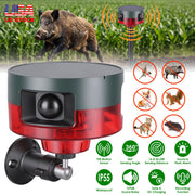 Solar Motion Sensor Alarm 129dB with 13 Sounds & LED Lights