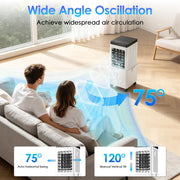 Portable Evaporative Air Cooler 12L with Remote & Timer