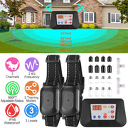 Wireless Dog Fence & Training Collar System with 990ft Range