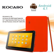 7-Inch Android 4.2 Tablet – Cortex A9 1.2GHz, 512MB RAM, 4GB Storage