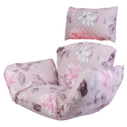 Egg Chair Cushion with Headrest - Thick Padded Swing Seat