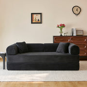 78.8" Convertible Floor Sofa Bed with High Density Foam