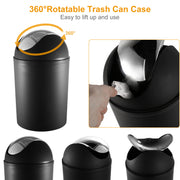Bathroom Accessories Set 6 Pcs Bathroom Set Ensemble Complete Soap Dispenser Toothbrush Holder Tumbler Soap Dish Toilet Cleaning Brush Trash Can