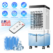 Portable Evaporative Air Cooler 12L with Remote & Timer