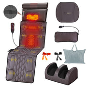 Full Body Massage Mat with Heat and Shiatsu Neck & Foot Massagers
