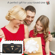 Women Wallet PU Leather Lady Long Purse Phone Clutch Case Credit Card Holder 11 Card Slots 1ID Window 5 Money Pouch