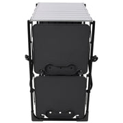 Folding Camping Kitchen Table with Heat-Resistant Top