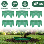 Adjustable Plant Grow Rings 10in with Hand Shovel - 12 Pack