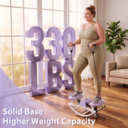 Compact Swing Stepper with Resistance Bands & LCD Monitor