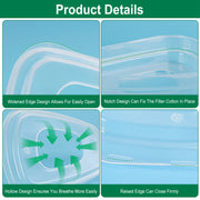 2Pcs Filter Covers 6001 Organic Vapor Cartridge Cover Fit for T-Shape Filter Box