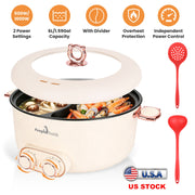 Electric Hot Pot 6L Dual Divider with Independent Controls