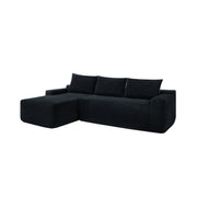 Cloud L-Shaped Corduroy Sectional Sofa with Chaise Lounge