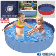 Foldable Pet Swimming Pool PVC Kiddie Baby Dog Swim Pool Bathing Tub Playmat Kids Pools