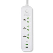 Power Strip with 5.9FT Extension Cord 3 AC Outlets and 2 USB A Ports 1 USB C Port 2500W Wall Mount Outlet Extender For Home Office Dorm Travel