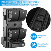 Electric Master Power Window Switch Driver Side Fit for 2007-2013 Chevy Silverado GMC Sierra 1500 2500HD 3500HD 20945129 25789692