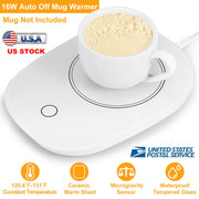 Coffee Mug Warmer Cup Warmer Auto Shut Off Coffee Tea Milk Electric Heater Pad Office Home Desk Coffee Mug Warmer Electric Beverage Warmer Mat 125.6 /