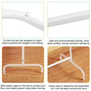 20kg/44lbs Loading Clothing Garment Racks Steel Freestanding Garment Racks Detachable Clothes Rack Stands Cloth Organizer for Store or Hanging Clothes