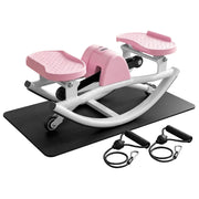 Compact Swing Stepper with Resistance Bands & LCD Monitor