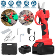 Cordless Electric Pruning Shears 21V with 2 Batteries