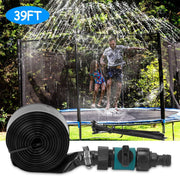 Trampoline Sprinkler for Kids - 39ft Outdoor Water Toy