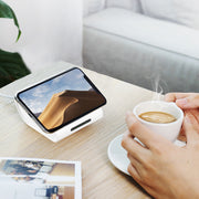 Qi Wireless Charger 10400mAh Power Bank 5W Wireless Charger Pad 2.1A USB Charge Port Portable Battery Charger for iPhone XS MAX XR Galaxy S10 S9+ Note