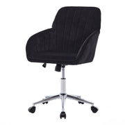 Ergonomic Office Chair with Memory Foam Cushion Corduroy Upholstered Desk Chair Adjustable Swivel Rolling Chair 300LBS M