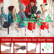 5PCS Christmas Pathway Lights with 8 Modes & Waterproof Design
