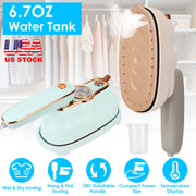 1200W Foldable Handheld Clothes Iron Steamer with Wet Dry Ironing Mode Portable Garment Steamer Travel Clothing Wrinkles Remover With Temperature Disp