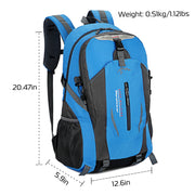 36L Waterproof Hiking Backpack with Ergonomic Design