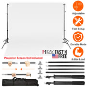 Backdrop Stand 6.5x10ft Adjustable Photography Support System