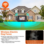 Wireless Dog Fence & Training Collar System with 990ft Range