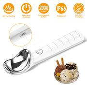 Heated Ice Cream Scoop – Rechargeable Electric with Fast Heating