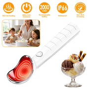 Heated Ice Cream Scoop – Rechargeable Electric with Fast Heating